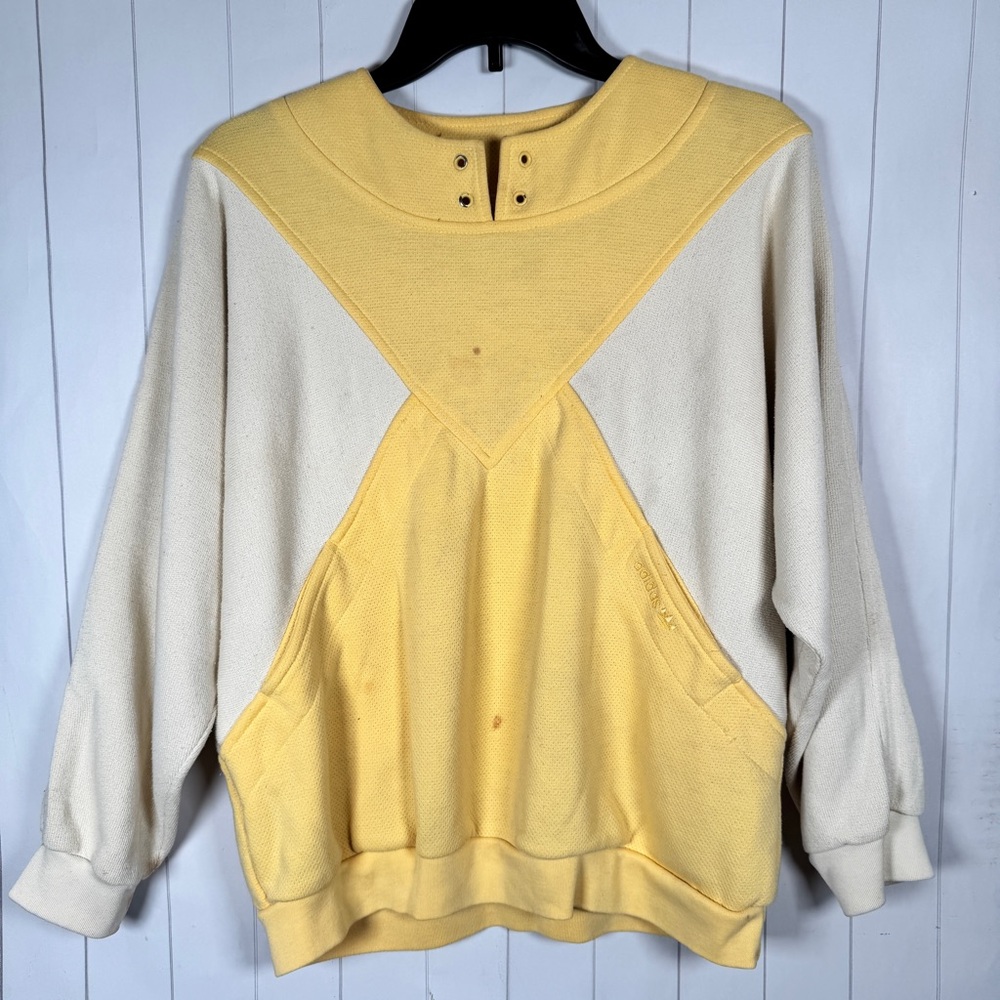 Vintage Adidas 80s Retro Women’s Track Suit Sweatshirt Athletic Running Top M
